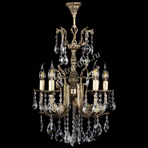 Люстра бронзовая Матильда №5/2 Баден в Симферополе Гусь Хрустальный