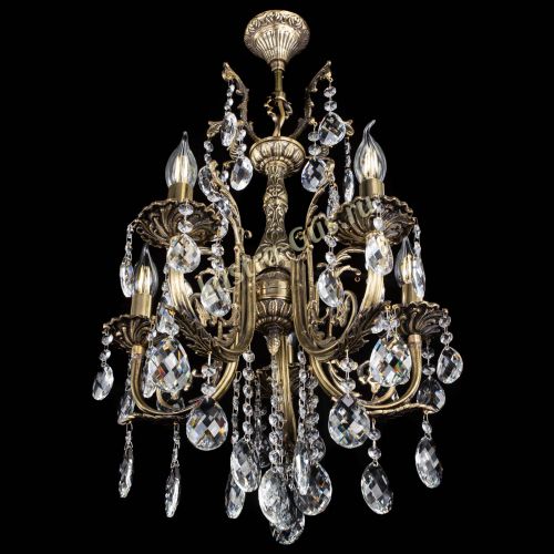 Люстра бронзовая Матильда №5/2 Баден в Симферополе Гусь Хрустальный