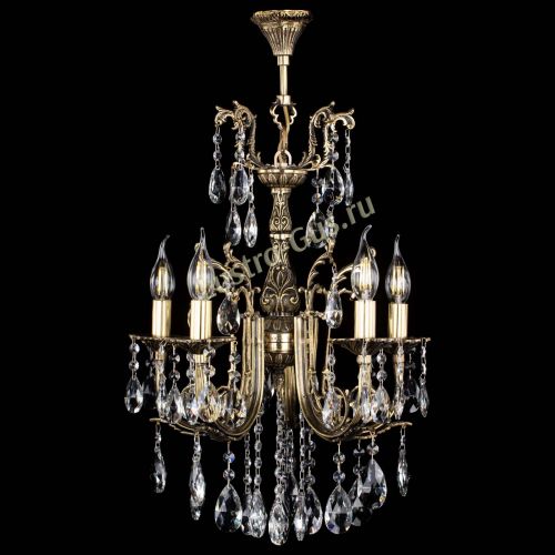 Люстра бронзовая Матильда №5/2 Журавлик в Симферополе Гусь Хрустальный