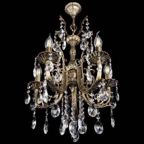 Люстра бронзовая Матильда №5/2 Журавлик в Симферополе Гусь Хрустальный