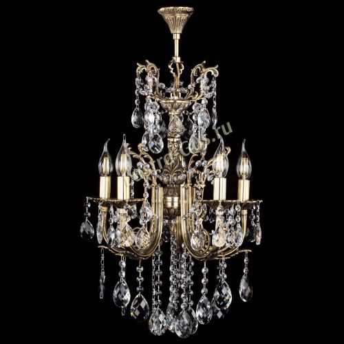 Люстра бронзовая Матильда №5/3 Баден в Симферополе Гусь Хрустальный