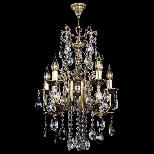 Люстра бронзовая Матильда №5/3 Баден в Симферополе Гусь Хрустальный