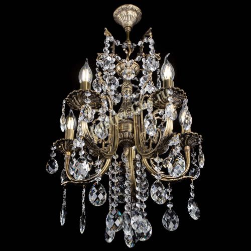 Люстра бронзовая Матильда №5/3 Баден в Симферополе Гусь Хрустальный