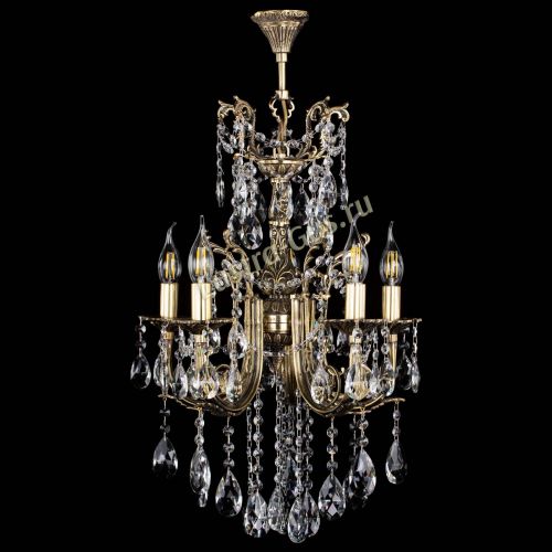 Люстра бронзовая Матильда №5/3 Журавлик в Симферополе Гусь Хрустальный