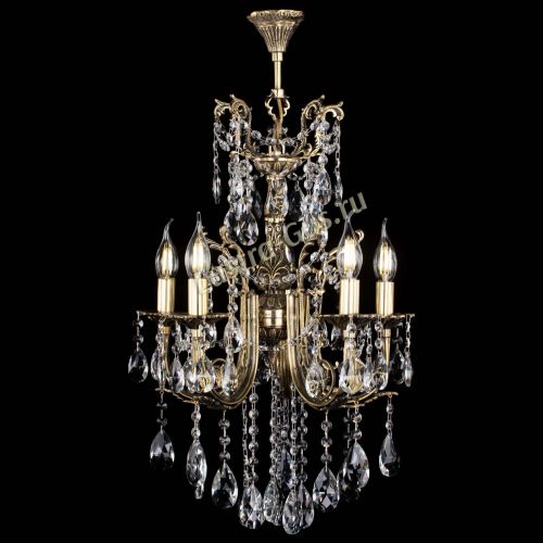 Люстра бронзовая Матильда №5/3 Журавлик в Симферополе Гусь Хрустальный