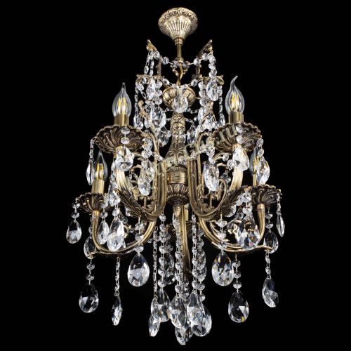 Люстра бронзовая Матильда №5/3 Журавлик в Симферополе Гусь Хрустальный