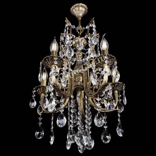 Люстра бронзовая Матильда №5/3 Журавлик в Симферополе Гусь Хрустальный