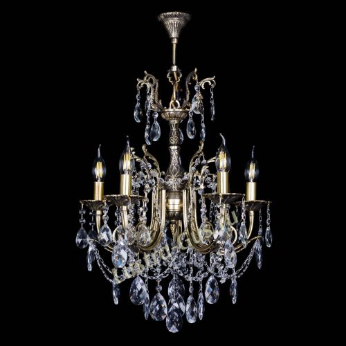 Люстра бронзовая Матильда №5 Баден в Симферополе Гусь Хрустальный