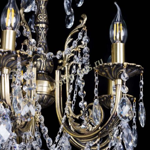 Люстра бронзовая Матильда №5 Баден в Симферополе Гусь Хрустальный