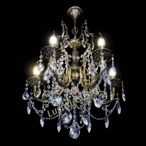 Люстра бронзовая Матильда №5 Баден в Симферополе Гусь Хрустальный