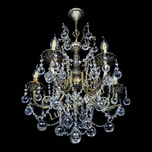 Люстра бронзовая Матильда №5 Шар в Симферополе Гусь Хрустальный