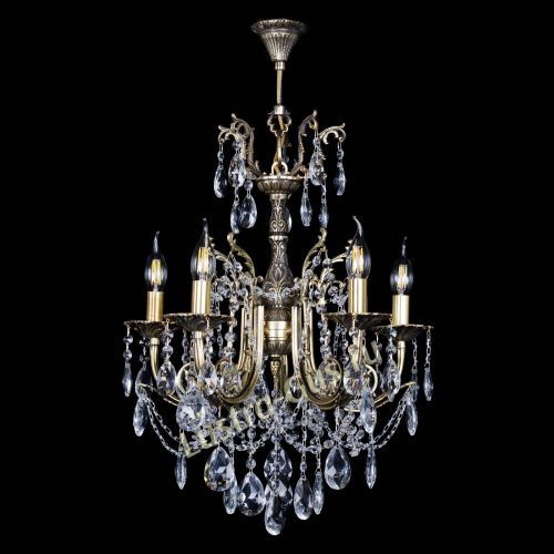 Люстра бронзовая Матильда №5 Журавлик в Симферополе Гусь Хрустальный