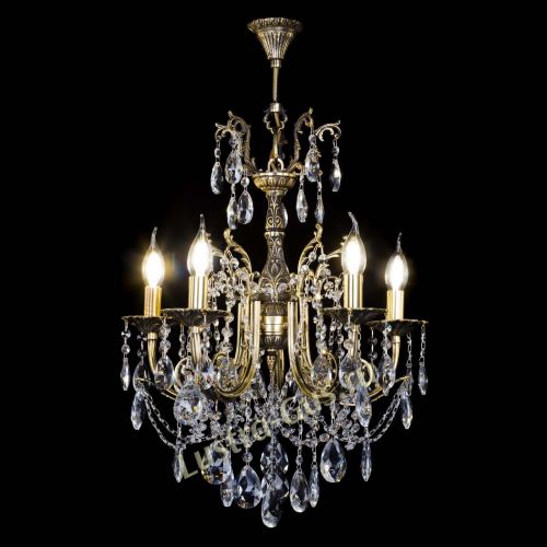 Люстра бронзовая Матильда №5 Журавлик в Симферополе Гусь Хрустальный