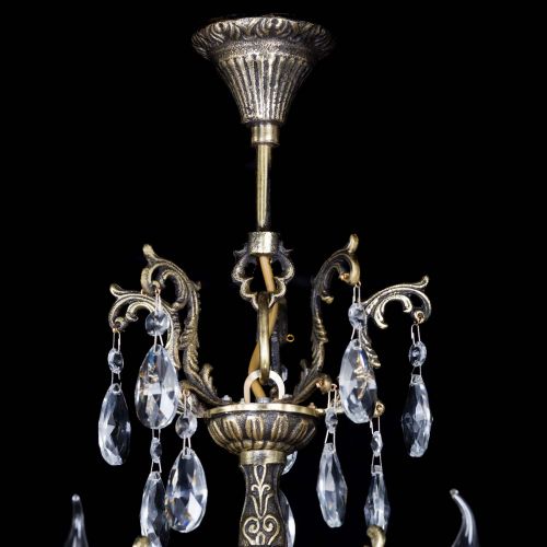 Люстра бронзовая Матильда №5 Журавлик в Симферополе Гусь Хрустальный