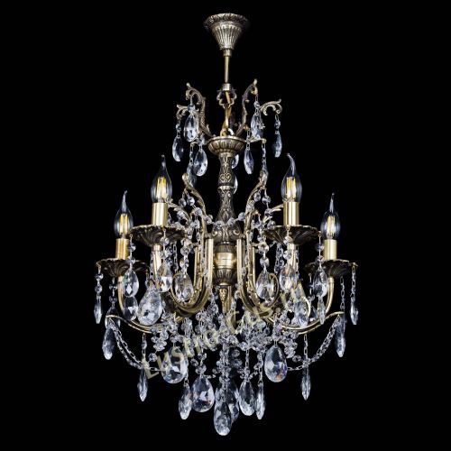 Люстра бронзовая Матильда №5 Журавлик в Симферополе Гусь Хрустальный