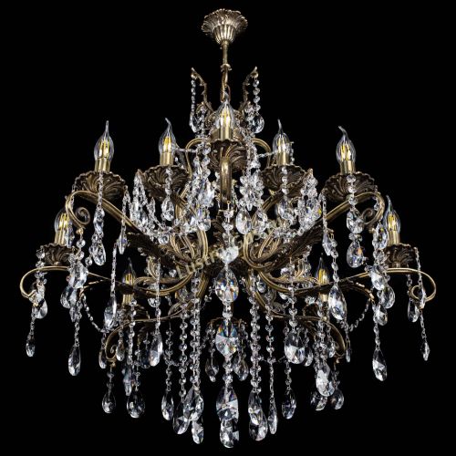 Люстра бронзовая Мелания №12/2 лучик в Симферополе Гусь Хрустальный