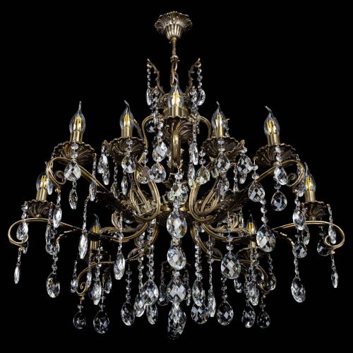 Люстра бронзовая Мелания №12/1 баден в Симферополе Гусь Хрустальный