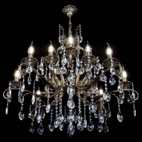 Люстра бронзовая Мелания №12/1 баден в Симферополе Гусь Хрустальный