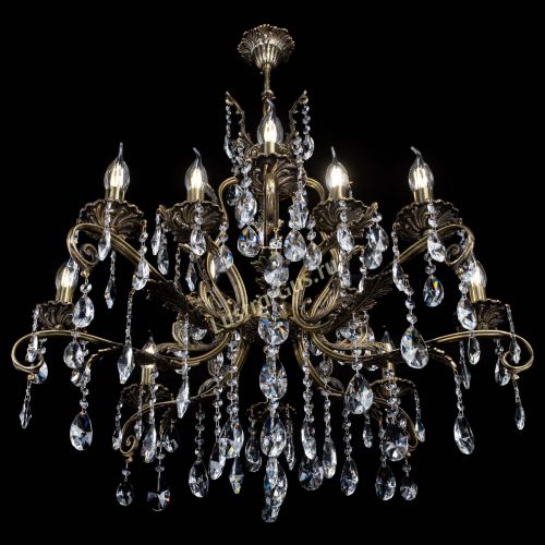 Люстра бронзовая Мелания №12/1 лучик в Симферополе Гусь Хрустальный