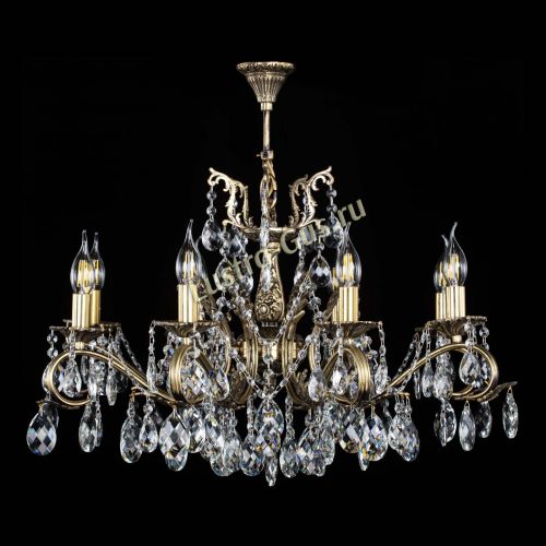 Люстра бронзовая Милана №1 баден в Симферополе Гусь Хрустальный