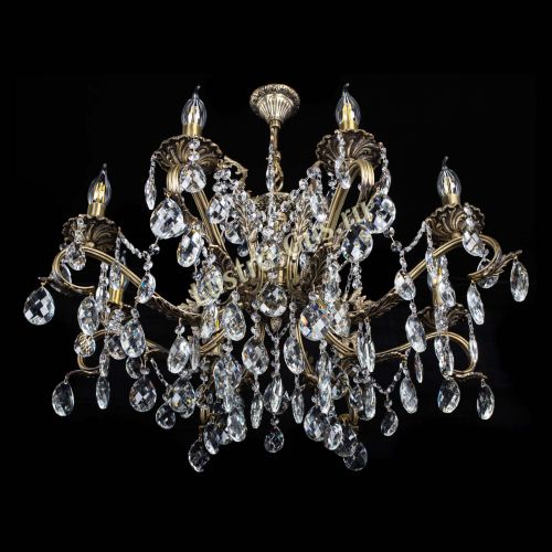 Люстра бронзовая Милана №1 баден в Симферополе Гусь Хрустальный