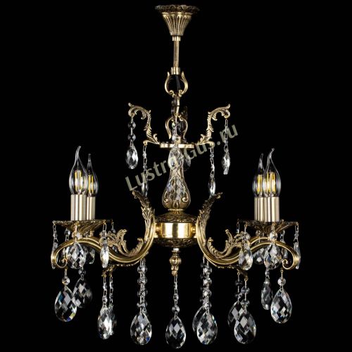 Люстра бронзовая Милана №4/2 баден в Симферополе Гусь Хрустальный