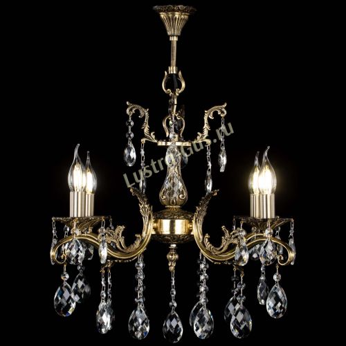 Люстра бронзовая Милана №4/2 баден в Симферополе Гусь Хрустальный
