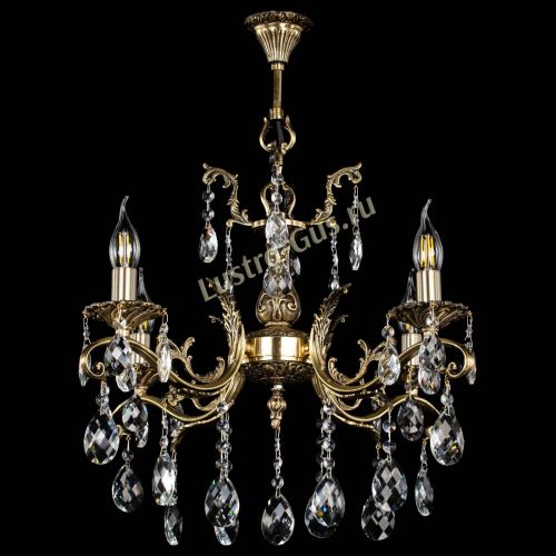 Люстра бронзовая Милана №4/2 баден в Симферополе Гусь Хрустальный