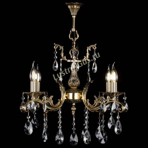 Люстра бронзовая Милана №4/2 лучик в Симферополе Гусь Хрустальный