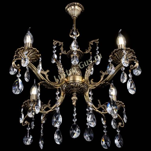 Люстра бронзовая Милана №4/2 лучик в Симферополе Гусь Хрустальный