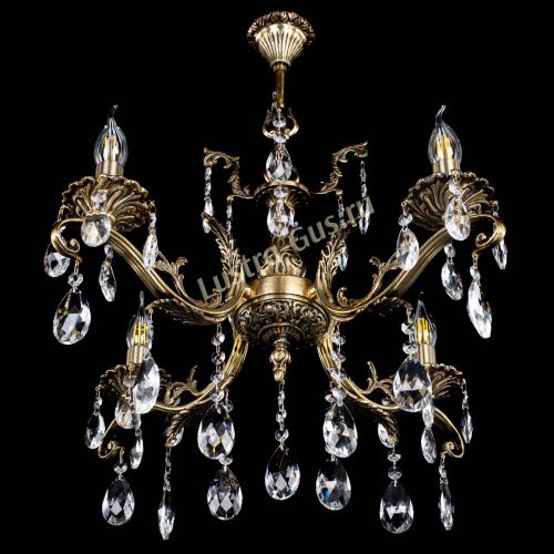 Люстра бронзовая Милана №4/2 журавлик в Симферополе Гусь Хрустальный