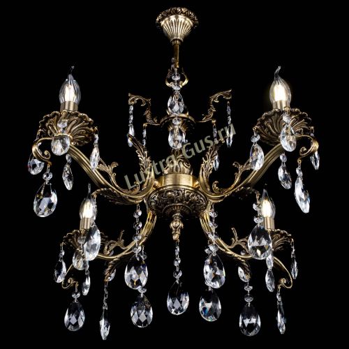 Люстра бронзовая Милана №4/2 журавлик в Симферополе Гусь Хрустальный