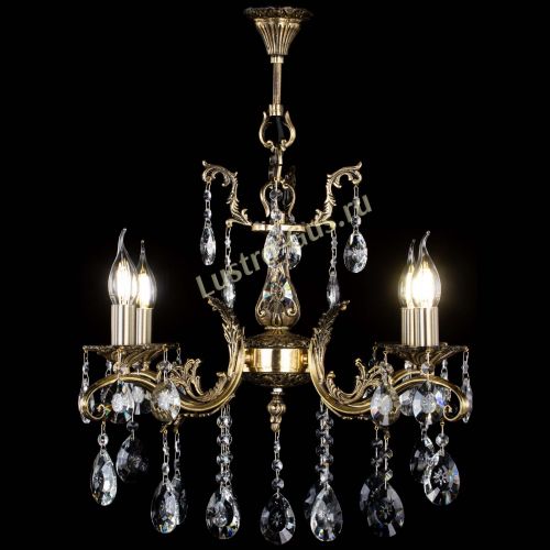 Люстра бронзовая Милана №4/2 звездочка в Симферополе Гусь Хрустальный