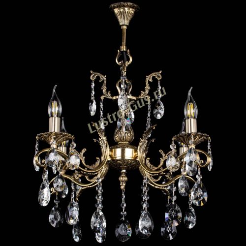 Люстра бронзовая Милана №4/2 звездочка в Симферополе Гусь Хрустальный