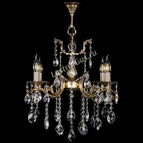 Люстра бронзовая Милана №4 баден в Симферополе Гусь Хрустальный