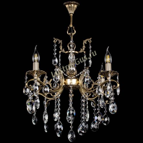 Люстра бронзовая Милана №4 баден в Симферополе Гусь Хрустальный