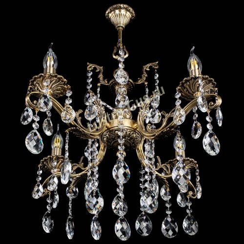 Люстра бронзовая Милана №4 баден в Симферополе Гусь Хрустальный