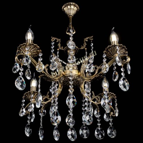 Люстра бронзовая Милана №4 баден в Симферополе Гусь Хрустальный