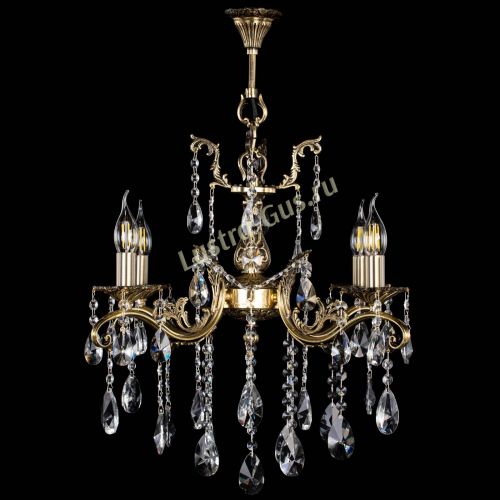 Люстра бронзовая Милана №4 лучик в Симферополе Гусь Хрустальный