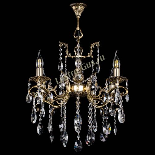 Люстра бронзовая Милана №4 лучик в Симферополе Гусь Хрустальный