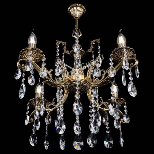 Люстра бронзовая Милана №4 лучик в Симферополе Гусь Хрустальный