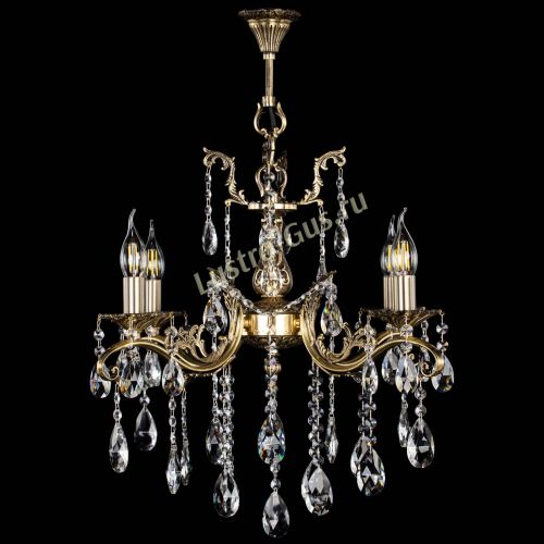 Люстра бронзовая Милана №4 журавлик в Симферополе Гусь Хрустальный