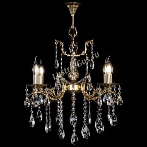 Люстра бронзовая Милана №4 журавлик в Симферополе Гусь Хрустальный