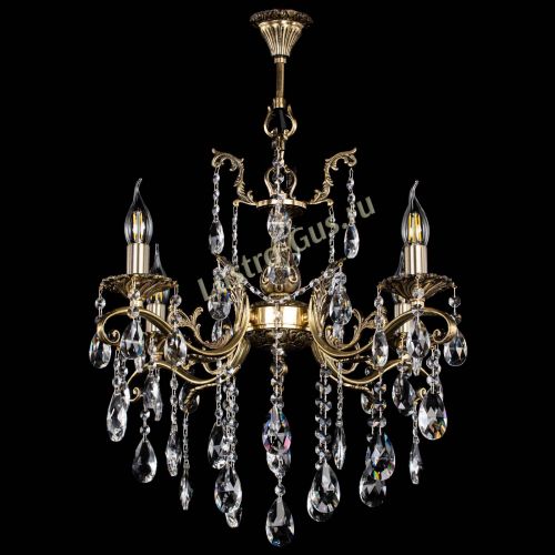 Люстра бронзовая Милана №4 журавлик в Симферополе Гусь Хрустальный