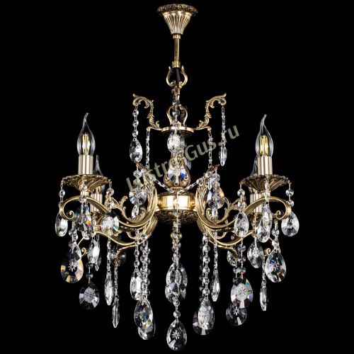 Люстра бронзовая Милана №4 звездочка в Симферополе Гусь Хрустальный