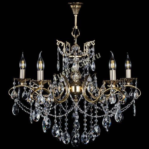 Люстра бронзовая Милана №5/1 баден в Симферополе Гусь Хрустальный