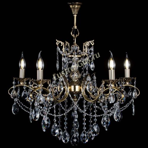 Люстра бронзовая Милана №5/1 баден в Симферополе Гусь Хрустальный