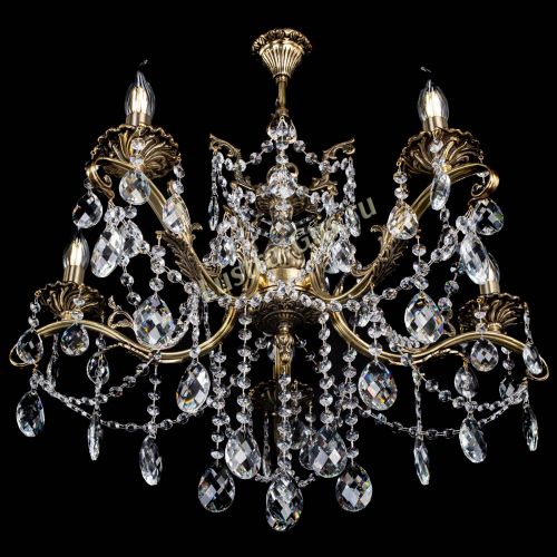 Люстра бронзовая Милана №5/1 баден в Симферополе Гусь Хрустальный