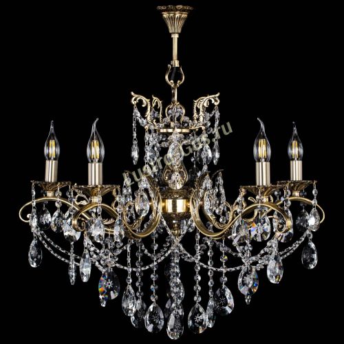 Люстра бронзовая Милана №5/1 звездочка в Симферополе Гусь Хрустальный