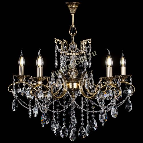 Люстра бронзовая Милана №5/1 звездочка в Симферополе Гусь Хрустальный